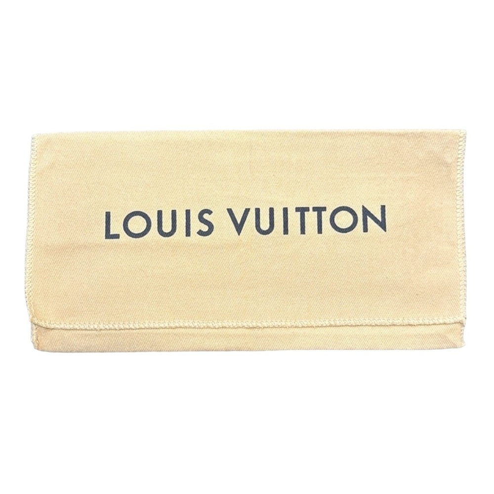 Louis Vuitton Wallet Dust Cover Beige Storage Sleeve